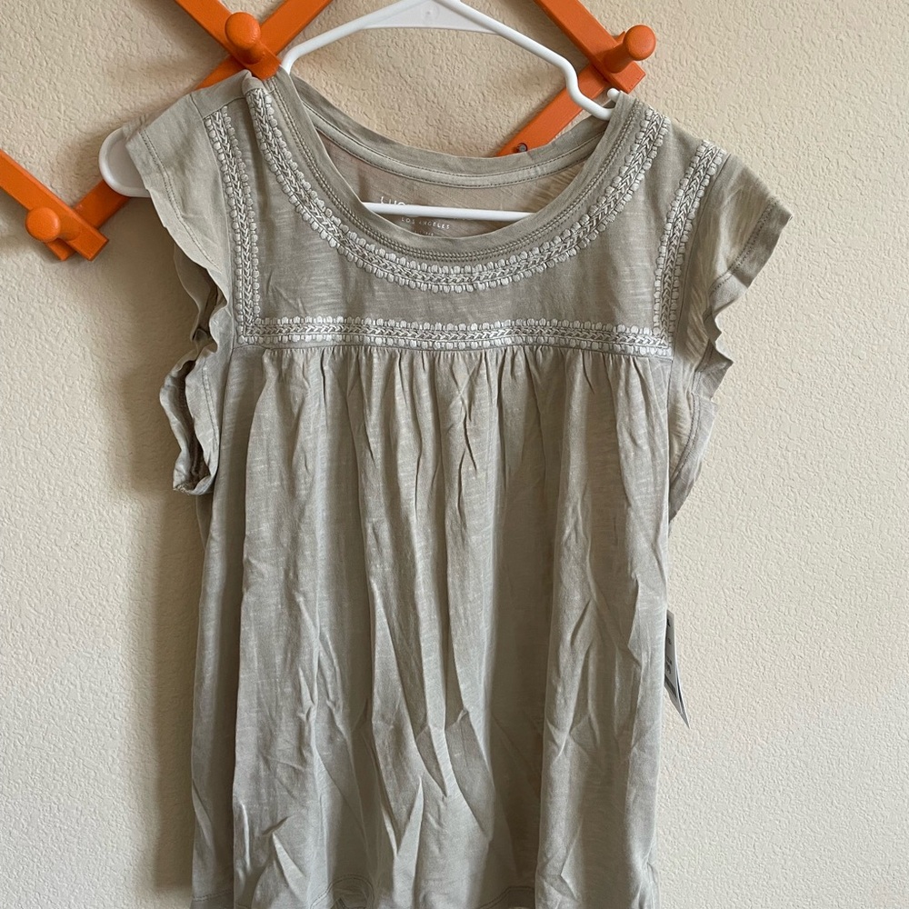 Lucky Brand Gray Women's Top